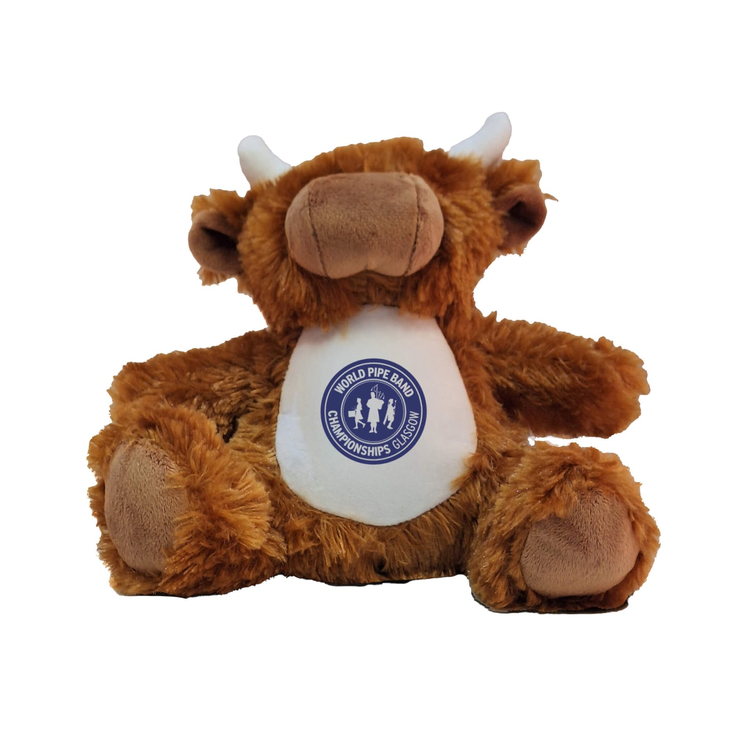 Logo Highland Coo Plush Toy World Pipe Band Championships