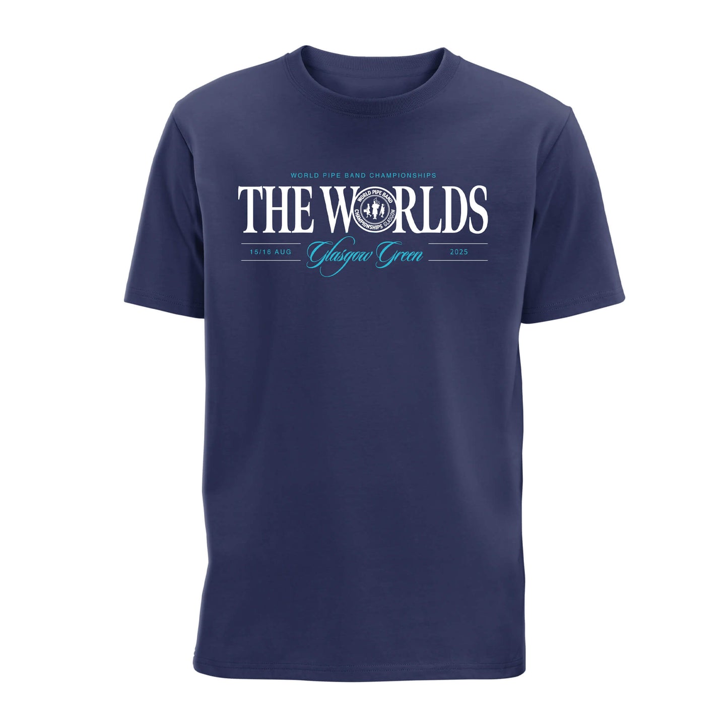 The Worlds T-Shirt - Light Graphite - World Pipe Band Championships