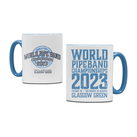 2023 Event Mug | White/Blue | World Pipe Band Championships
