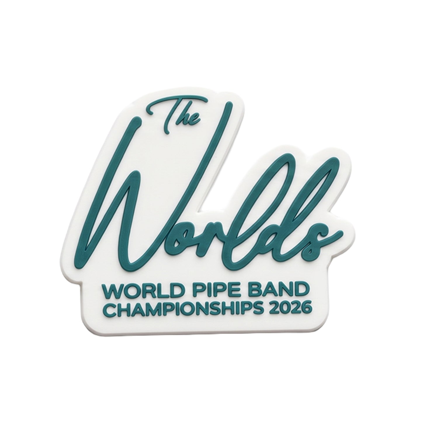 The Worlds PVC Fridge Magnet