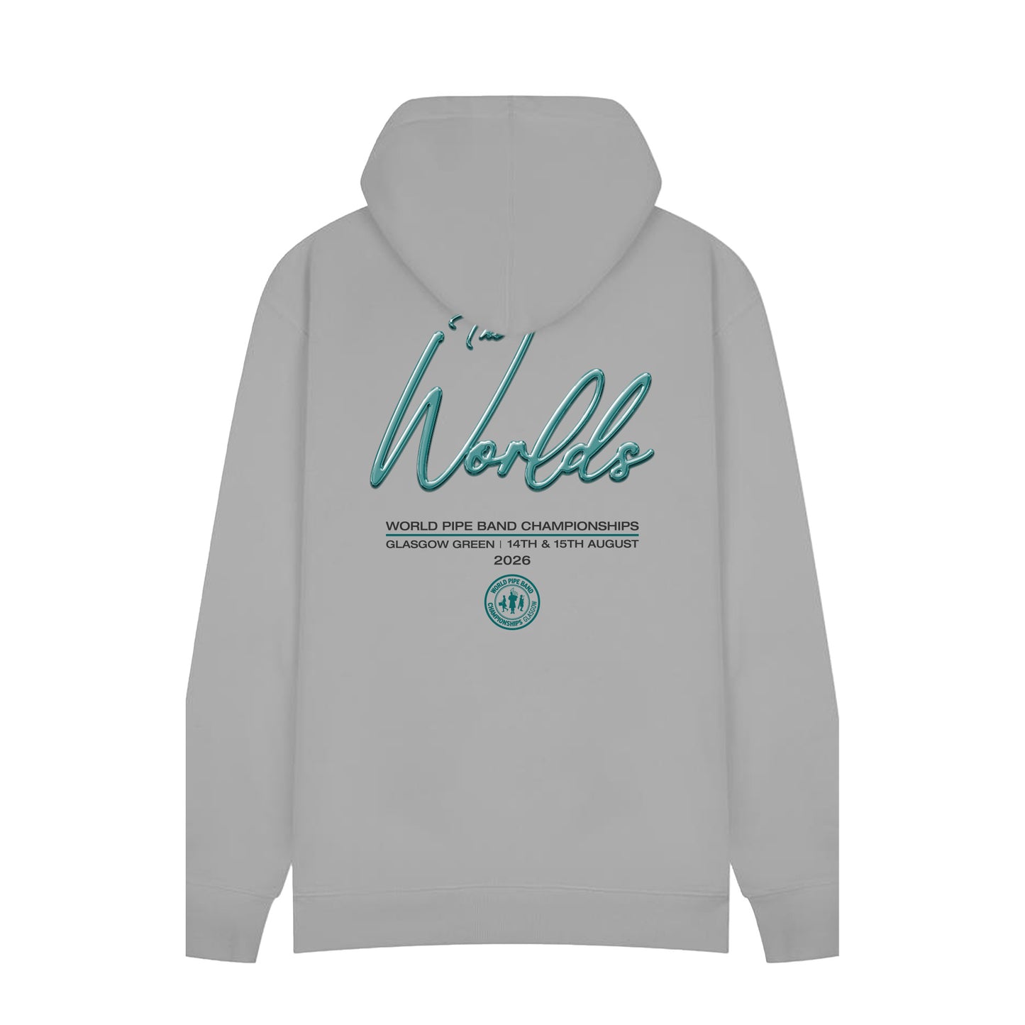 The Worlds Hoodie - Lunar Grey