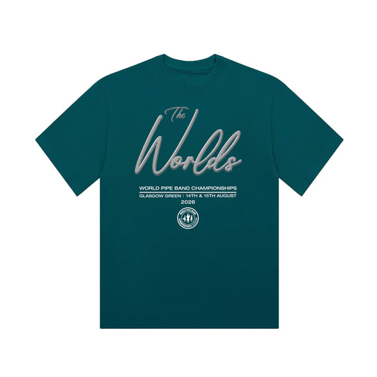 The Worlds Organic Cotton T-Shirt - Deep Teal
