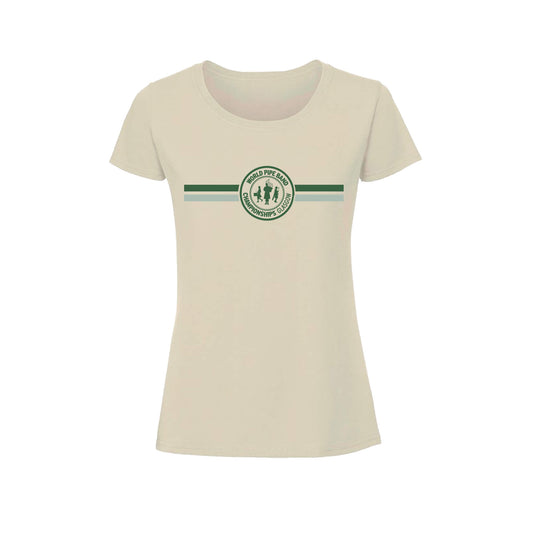 Logo Fitted T-Shirt - Desert Sand - World Pipe Band Championships