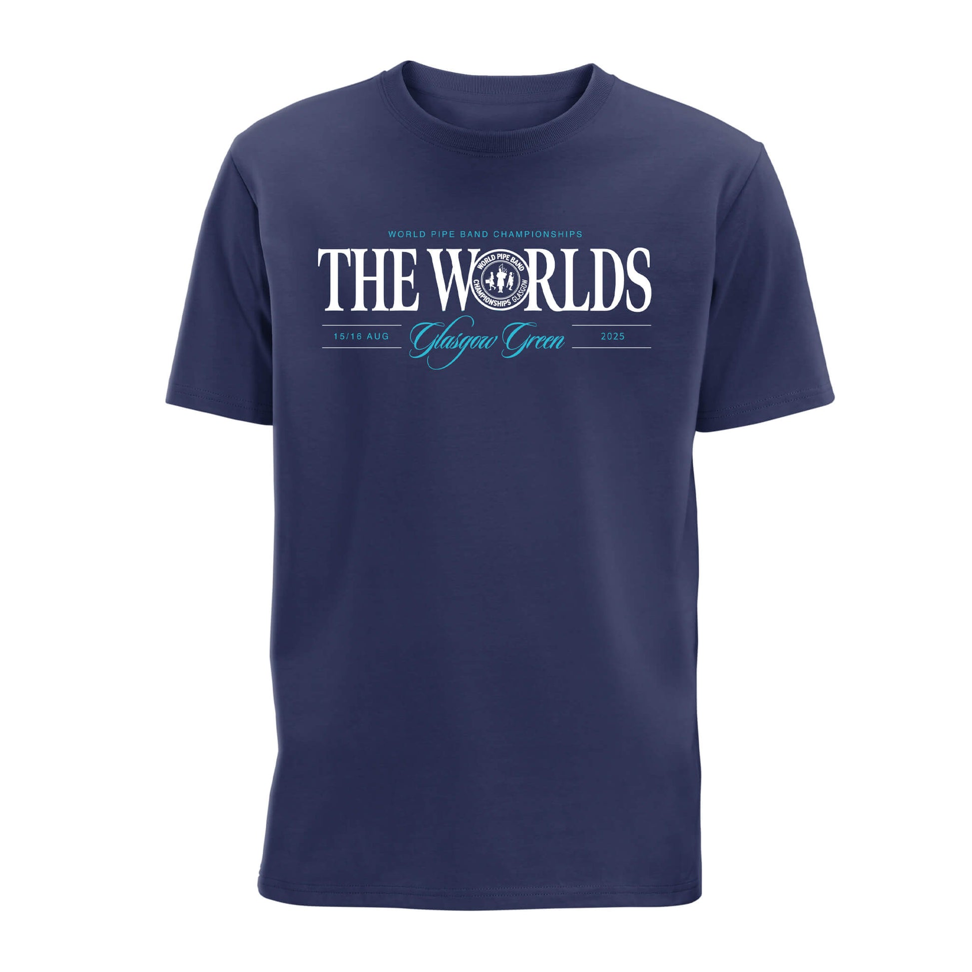 The Worlds T-Shirt - Light Graphite - World Pipe Band Championships